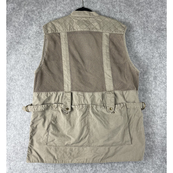 Domke PhoTOGS Vest Mens Large Khaki Mesh Utility Photographer Fishing Outdoor - Picture 9 of 13